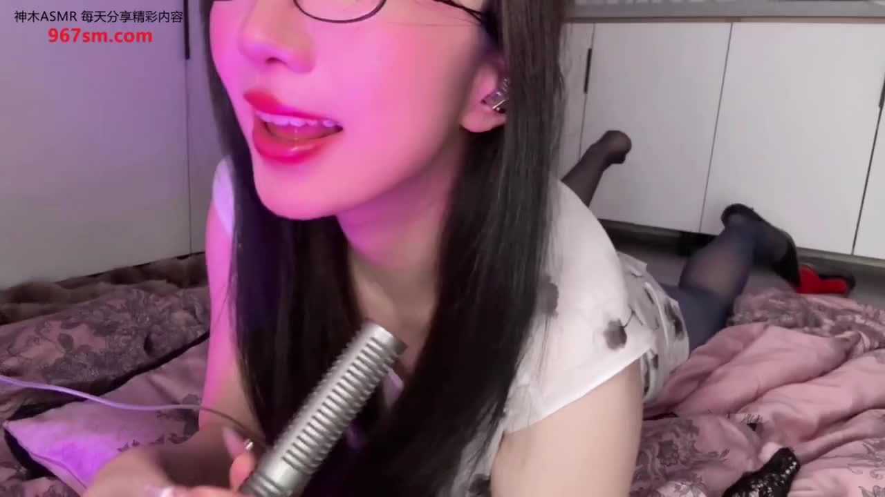 #晚安yoyo 25.03.19 管麦 黑丝 红底高跟