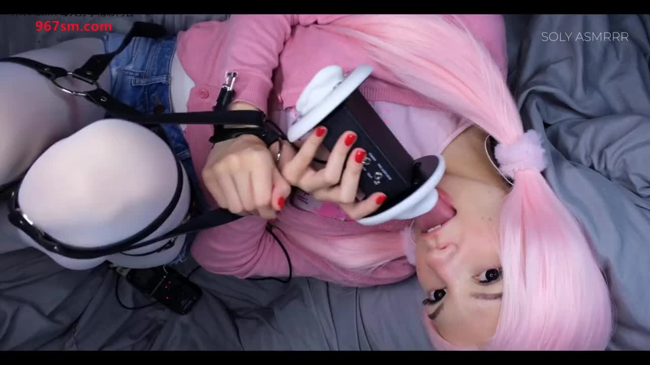 #SOLY 白丝 舔耳